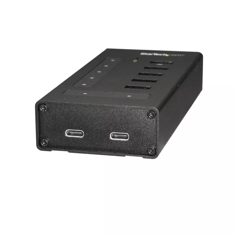 StarTech.com HB30C5A2CST 7-portový USB 3.0 hub, USB-C na 5x USB-A a 2x USB-C, port rýchleho nabíjania, priemyselný, kovový