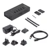 StarTech.com HB30C5A2CST 7-portový USB 3.0 hub, USB-C na 5x USB-A a 2x USB-C, port rýchleho nabíjania, priemyselný, kovový