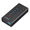 StarTech.com HB30C5A2CST 7-portový USB 3.0 hub, USB-C na 5x USB-A a 2x USB-C, port rýchleho nabíjania, priemyselný, kovový