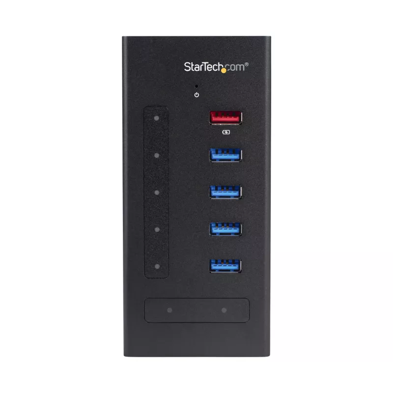 StarTech.com HB30C5A2CST 7-portový USB 3.0 hub, USB-C na 5x USB-A a 2x USB-C, port rýchleho nabíjania, priemyselný, kovový