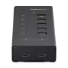 StarTech.com HB30C5A2CST 7-portový USB 3.0 hub, USB-C na 5x USB-A a 2x USB-C, port rýchleho nabíjania, priemyselný, kovový