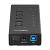 StarTech.com HB30C5A2CST 7-portový USB 3.0 hub, USB-C na 5x USB-A a 2x USB-C, port rýchleho nabíjania, priemyselný, kovový