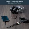 StarTech.com adaptér pre headset so samostatnými konektormi slúchadiel/mikrofónu – 3,5 mm 4-pólový na 2x 3-pólový 3,5 mm konektor samec/samica