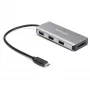 StarTech.com HB31C3ASDMB 3-portový USB-C hub s čítačkou kariet SD, 3x USB-A, 10 Gbps, USB 3.1, napájaný zo zbernice, kábel 25 cm, kompatibilný s Thunderbolt 3