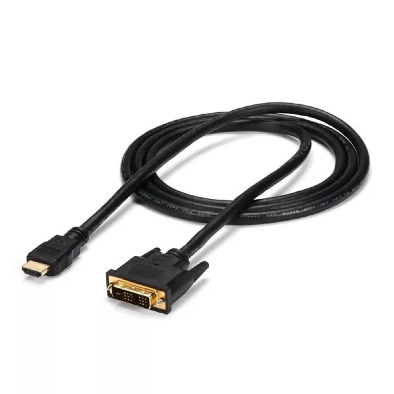 StarTech.com 6 ft HDMI na DVI-D kábel - M/M, 1,8 m, HDMI, DVI-D, konektor samec, konektor samec, rovný