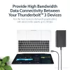 StarTech.com 1m Thunderbolt 3 (20Gbps) USB-C kábel – kompatibilný s Thunderbolt, USB a DisplayPort