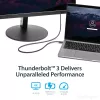 StarTech.com 1m Thunderbolt 3 (20Gbps) USB-C kábel – kompatibilný s Thunderbolt, USB a DisplayPort