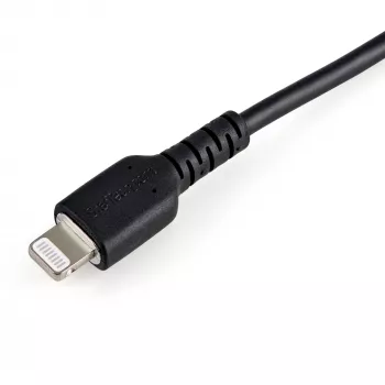 StarTech.com 15 cm odolný čierny USB-A na Lightning kábel – robustný aramidový USB Type-A na Lightning nabíjací/synchronizačný kábel – Apple MFi certifikovaný pre iPad/iPhone 12