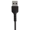 StarTech.com 15 cm odolný čierny USB-A na Lightning kábel – robustný aramidový USB Type-A na Lightning nabíjací/synchronizačný kábel – Apple MFi certifikovaný pre iPad/iPhone 12