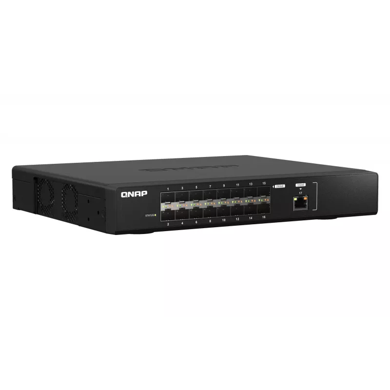 QNAP QSW-M5216-1T sieťový switch Managed L2 čierny