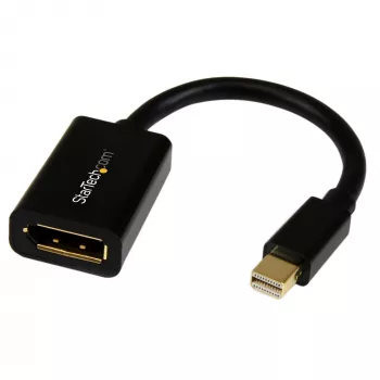 StarTech.com Mini DisplayPort na DisplayPort adaptér - 4K x 2K UHD video - Mini DP na DP konvertor - Mini DisplayPort na DisplayPort 1.2 adaptér - mDP PC/počítač na DP monitor/display
