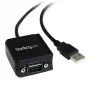 StarTech.com 2,5 m 1-port FTDI USB na sériový RS232 adaptérový kábel s optickou izoláciou, USB na RS232 adaptér – TAA