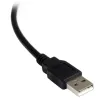 StarTech.com ICUSB2321FIS 1-portový sériový adaptérový kábel FTDI USB na RS232 DB9, opticky izolovaný, 2,5 m, čierny