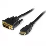StarTech.com 3 m HDMI na DVI-D kábel – M/M, 3 m, HDMI, DVI-D, konektor samec, konektor samec, zlatá