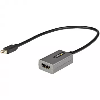 StarTech.com Mini DisplayPort na HDMI adaptér - mDP na HDMI adaptér dongle - 1080p - Mini DisplayPort 1.2 na HDMI monitor/display - Mini DP na HDMI video konvertor - 30 cm dlhý pripojený kábel - aktualizovaná verzia MDP2HDMI
