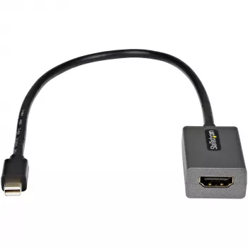 StarTech.com Mini DisplayPort na HDMI adaptér - mDP na HDMI adaptér dongle - 1080p - Mini DisplayPort 1.2 na HDMI monitor/display - Mini DP na HDMI video konvertor - 30 cm dlhý pripojený kábel - aktualizovaná verzia MDP2HDMI