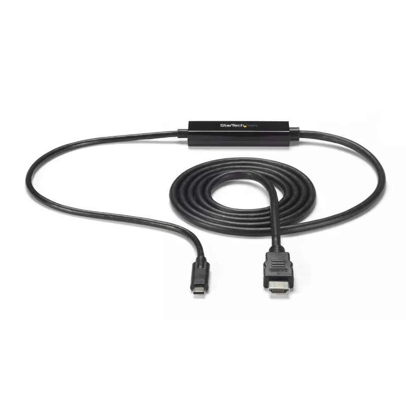 StarTech.com 6ft (2m) USB C na HDMI kábel - 4K 30Hz USB Type-C na HDMI video display konvertor - USB-C DP Alt Mode na HDMI monitor adaptérový kábel - kompatibilný s Thunderbolt