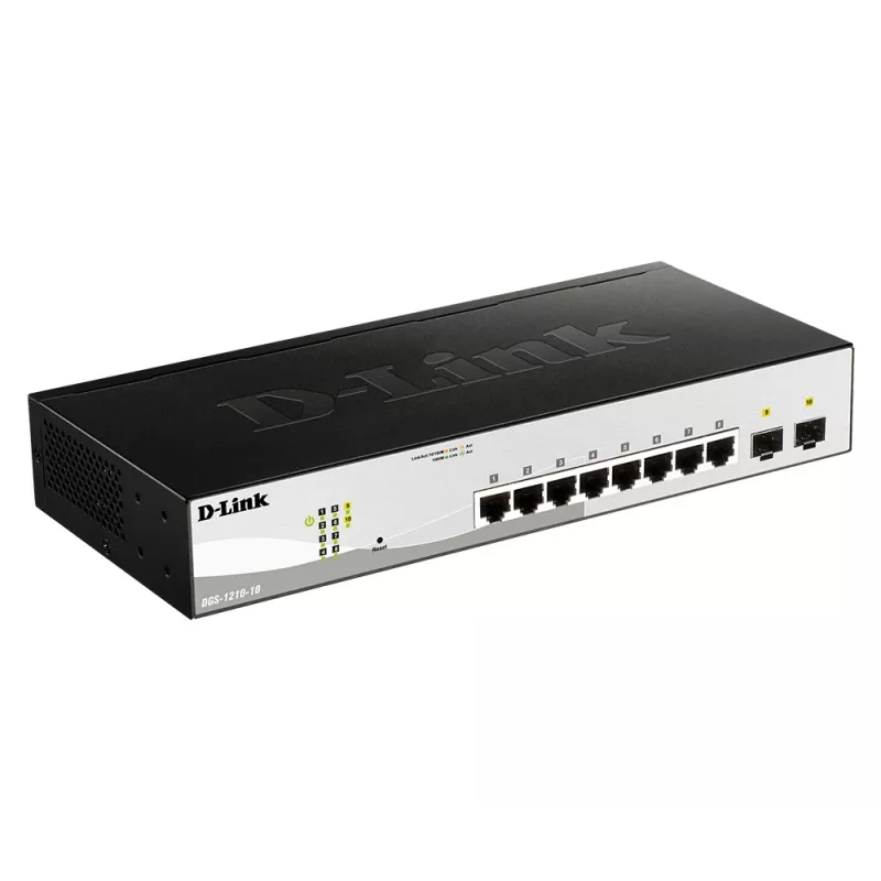 D-Link 10-port Gigabit Smart Managed switch s 2 SFP portami