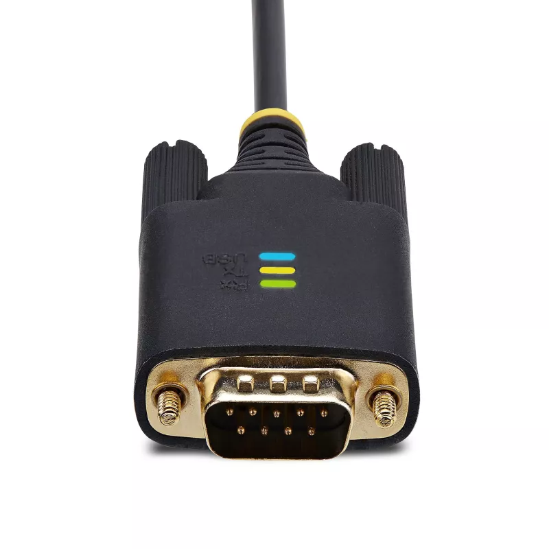 StarTech.com 3 m USB na sériový adaptérový kábel, zachovanie COM, vymeniteľné skrutky/matice, USB-A na DB9 RS232, FTDI IC, ESD ochrana, Windows/macOS/Linux