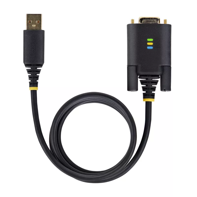 StarTech.com 3 m USB na sériový adaptérový kábel, zachovanie COM, vymeniteľné skrutky/matice, USB-A na DB9 RS232, FTDI IC, ESD ochrana, Windows/macOS/Linux