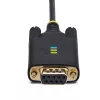 StarTech.com 1m USB na null modem sériový adaptérový kábel, vymeniteľné DB9 skrutky/matice, COM Retention, USB-A na RS232, FTDI, Level-4 ESD ochrana, Windows/macOS/ChromeOS/Linux – robustná TPE konštrukcia