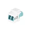 StarTech.com LC na LC spojka, LC sklolaminátová spojka, LC/UPC Keystone konektor samica, duplex sklolaminátová LC Keystone spojka pre patch panel