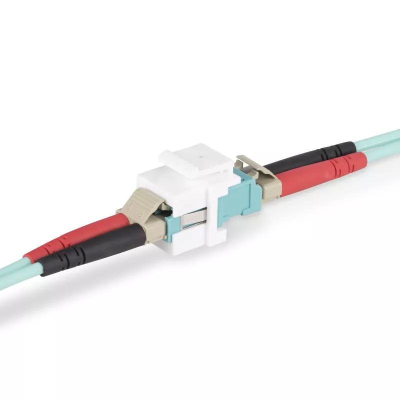 StarTech.com LC na LC spojka, LC sklolaminátová spojka, LC/UPC Keystone konektor samica, duplex sklolaminátová LC Keystone spojka pre patch panel