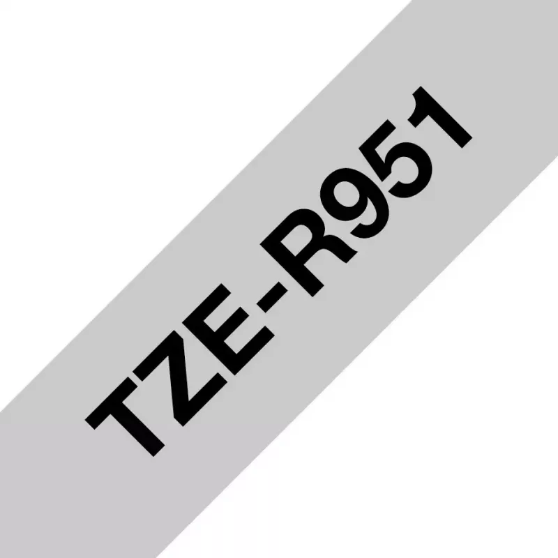 Brother TZE-R951 popisovacia páska čierna na striebornej