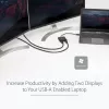 StarTech.com USB 3.0 na duálny HDMI adaptér, USB na 2x HDMI monitor konvertor pre Windows (bez podpory pre macOS/ChromeOS/Linux) - TAA