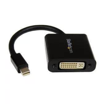 StarTech.com Mini DisplayPort na DVI adaptér - Mini DP na DVI-D konvertor - 1080p video - mDP alebo Thunderbolt 1/2 Mac/PC na DVI monitor - kompaktný mDP 1.2 na DVI Single-Link adaptér dongle
