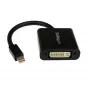 StarTech.com MDP2DVI3 adaptér Mini DisplayPort na DVI, 1920x1200 (WUXGA), pasívny, kompatibilný s Thunderbolt, 17 cm, čierny