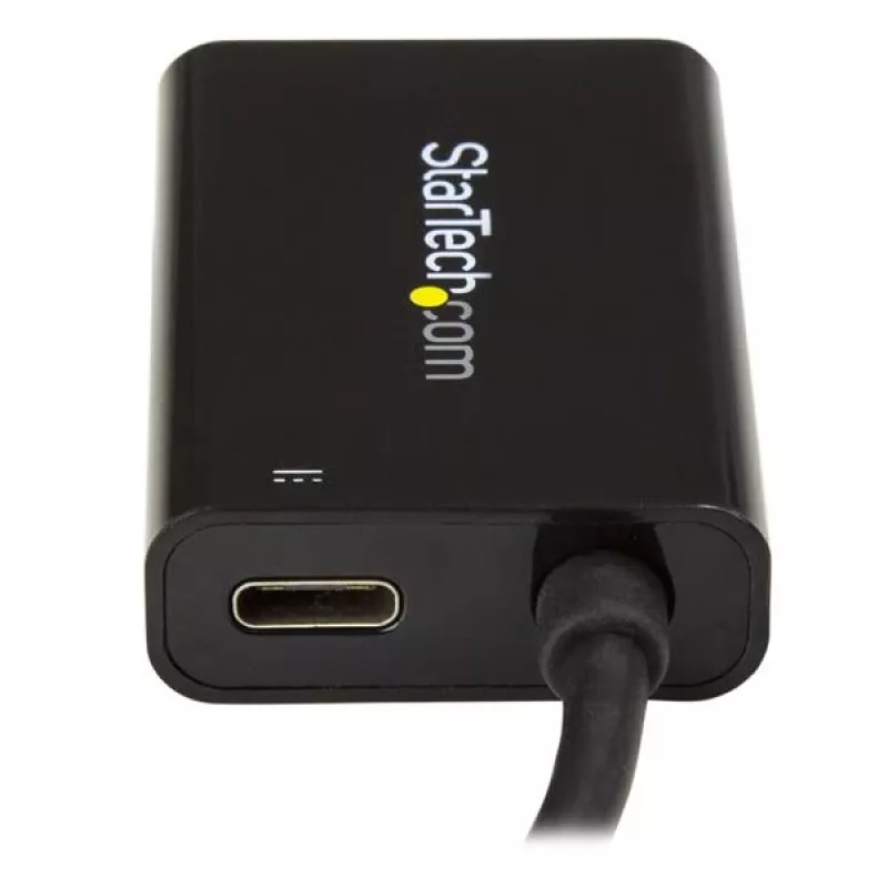 StarTech.com USB C na HDMI 2.0 adaptér s Power Delivery - 4K 60Hz USB Type-C na HDMI Display Video konvertor - 60W PD priechodný nabíjací konektor - kompatibilný s Thunderbolt 3 - čierna