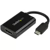 StarTech.com USB C na HDMI 2.0 adaptér s Power Delivery - 4K 60Hz USB Type-C na HDMI Display Video konvertor - 60W PD priechodný nabíjací konektor - kompatibilný s Thunderbolt 3 - čierna