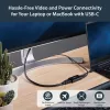 StarTech.com USB C na HDMI 2.0 adaptér s Power Delivery - 4K 60Hz USB Type-C na HDMI Display Video konvertor - 60W PD priechodný nabíjací konektor - kompatibilný s Thunderbolt 3 - čierna