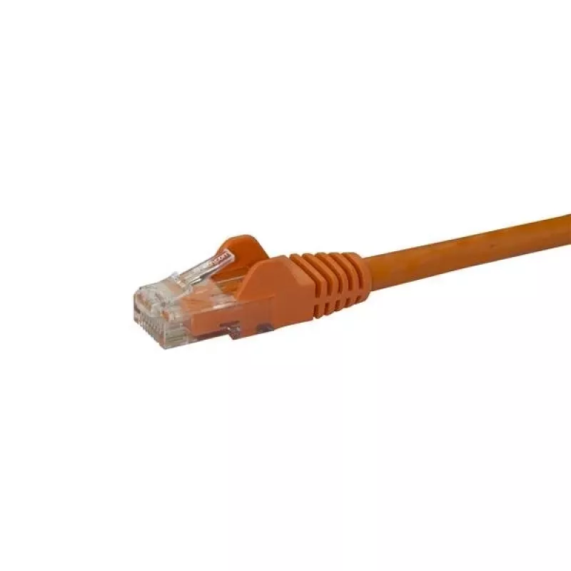 StarTech.com 2 m CAT6 Ethernet kábel – oranžový CAT 6 gigabitový Ethernet kábel – 250 MHz 100 W PoE RJ45 UTP sieťový/patch kábel, ochrana západky so odľahčením ťahu, jednotlivo testovaný