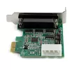 StarTech.com 4-port PCI Express RS232 sériová adaptérová karta – PCIe RS232 Serial Host Controller Card – PCIe na sériový DB9 – 16950 UART – Low-Profile rozširujúca karta – Windows/Linux – TAA