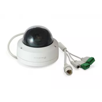 LevelOne GEMINI Fixed Dome IP Network Camera, 4-megapixel, H.265, 802.3af PoE, IR LEDs, interiér/exteriér