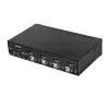 StarTech.com 4-port DisplayPort KVM switch – 4K 60 Hz – jednoduchý monitor – Dual-Port UHD DP 1.2 USB KVM switch s integrovaným USB-2.0 hubom a audio – Dell, HP, Apple, Lenovo – TAA-kompatibilný