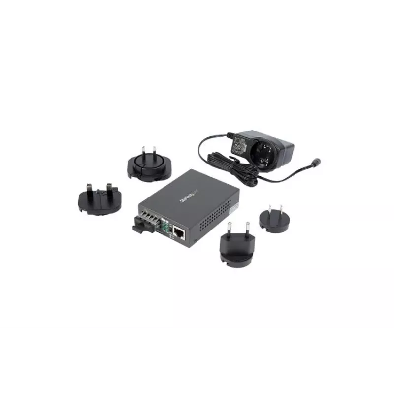 StarTech.com Multimode (MM) SC Fiber mediálny konvertor pre 10/100/1000 siete – 550 m dosah – Gigabit Ethernet – 850 nm – plný duplex