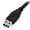 StarTech.com 0,5 m (1,5 stôp) čierny SuperSpeed USB 3.0 kábel A na Micro B - M/M