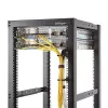 StarTech.com 1U Vertical Server Rack káblový manažment D-Ring háčiky - 5,7 x 10 cm (2,2 x 3,9 palcov)