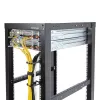 StarTech.com 1U Vertical Server Rack káblový manažment D-Ring háčiky - 5,7 x 10 cm (2,2 x 3,9 palcov)