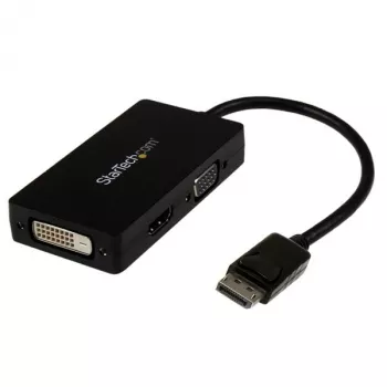 StarTech.com Travel A/V adaptér: 3-in-1 DisplayPort na VGA, DVI alebo HDMI konvertor