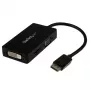 StarTech.com Travel A/V adaptér: 3-in-1 DisplayPort na VGA, DVI alebo HDMI konvertor