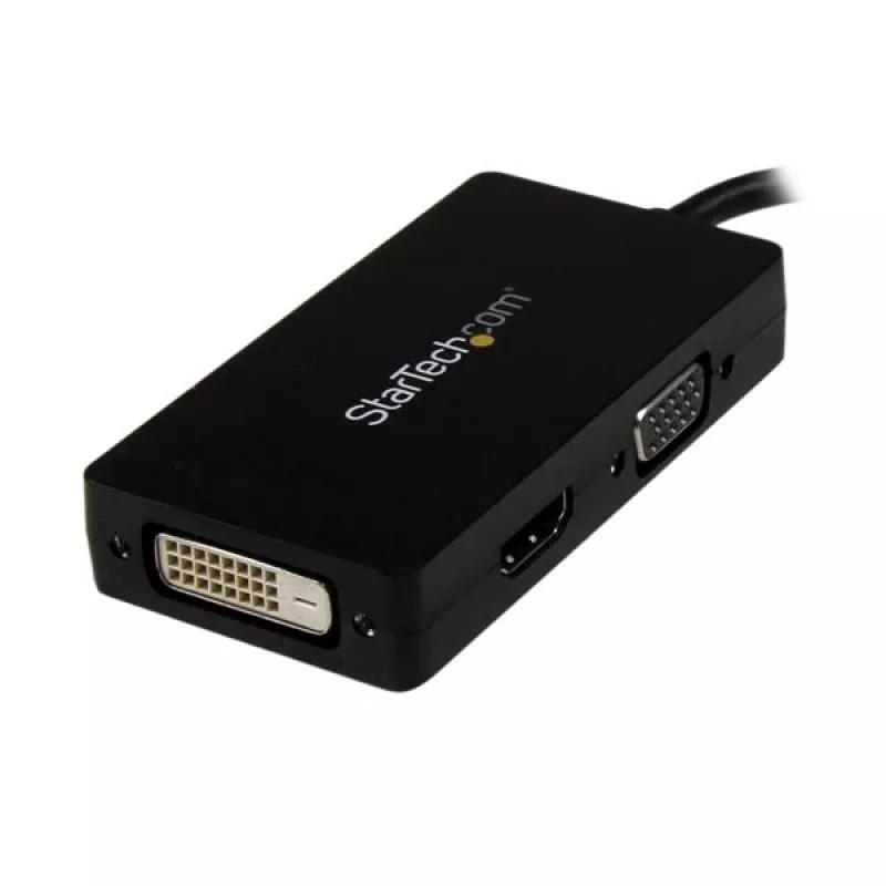 StarTech.com Travel A/V adaptér: 3-in-1 DisplayPort na VGA, DVI alebo HDMI konvertor