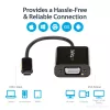 StarTech.com USB-C na VGA adaptér - čierny - 1080p - videokonvertor pre váš MacBook Pro - USB C na VGA Display Dongle - aktualizovaná verzia je CDP2VGAEC