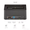 StarTech.com Single Bay diskový čistič, standalone HDD/SSD Sanitizer, USB 3.0 na SATA II (3 Gbit/s), 9 režimov vymazania, LCD displej, bezpečné vymazanie diskov Sanitizer Dock, DB-9 tlačiarňový port, TAA-kompatibilný