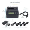 StarTech.com Single Bay diskový čistič, standalone HDD/SSD Sanitizer, USB 3.0 na SATA II (3 Gbit/s), 9 režimov vymazania, LCD displej, bezpečné vymazanie diskov Sanitizer Dock, DB-9 tlačiarňový port, TAA-kompatibilný