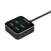 StarTech.com 4-port USB C hub – USB-C na 4x USB-A porty – SuperSpeed 10 Gbit/s USB 3.2 Gen 2 Type-C hub – USB Bus Powered – prenosný/kompaktný USB-C na USB adaptér hub pre notebook – hliník