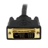 StarTech.com 1,5 m HDMI® na DVI-D kábel - M/M, 1,5 m, HDMI, DVI-D, Male, Male, zlatá
